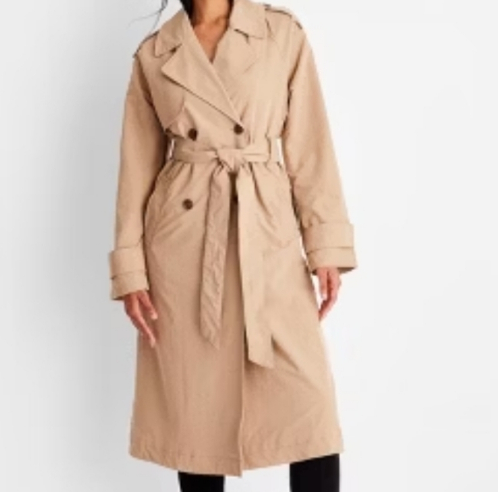 a new day Tan Women's Trench Coat